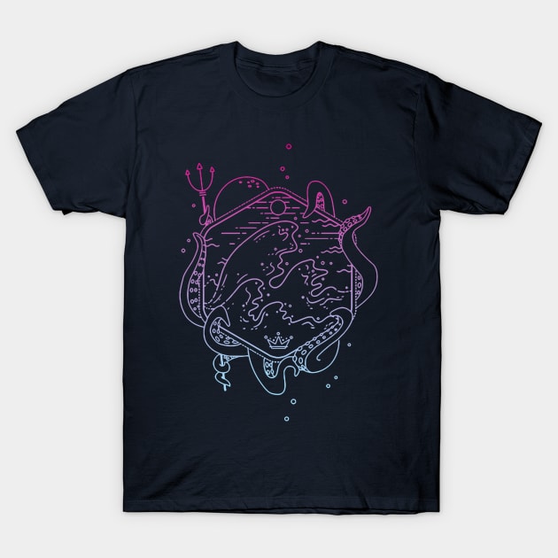 King of the Seas T-Shirt by kenikirleaf